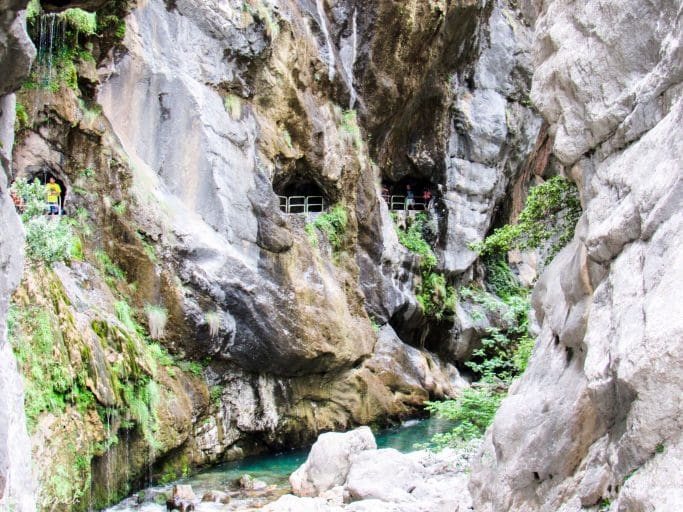 Tramo final, pozas de agua - Ruta del cares