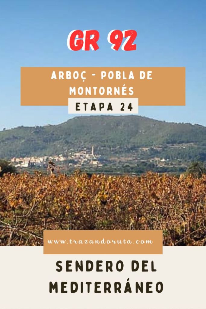 etapa 24 gr 92 interior arboç pobla de montornes torredembarra
